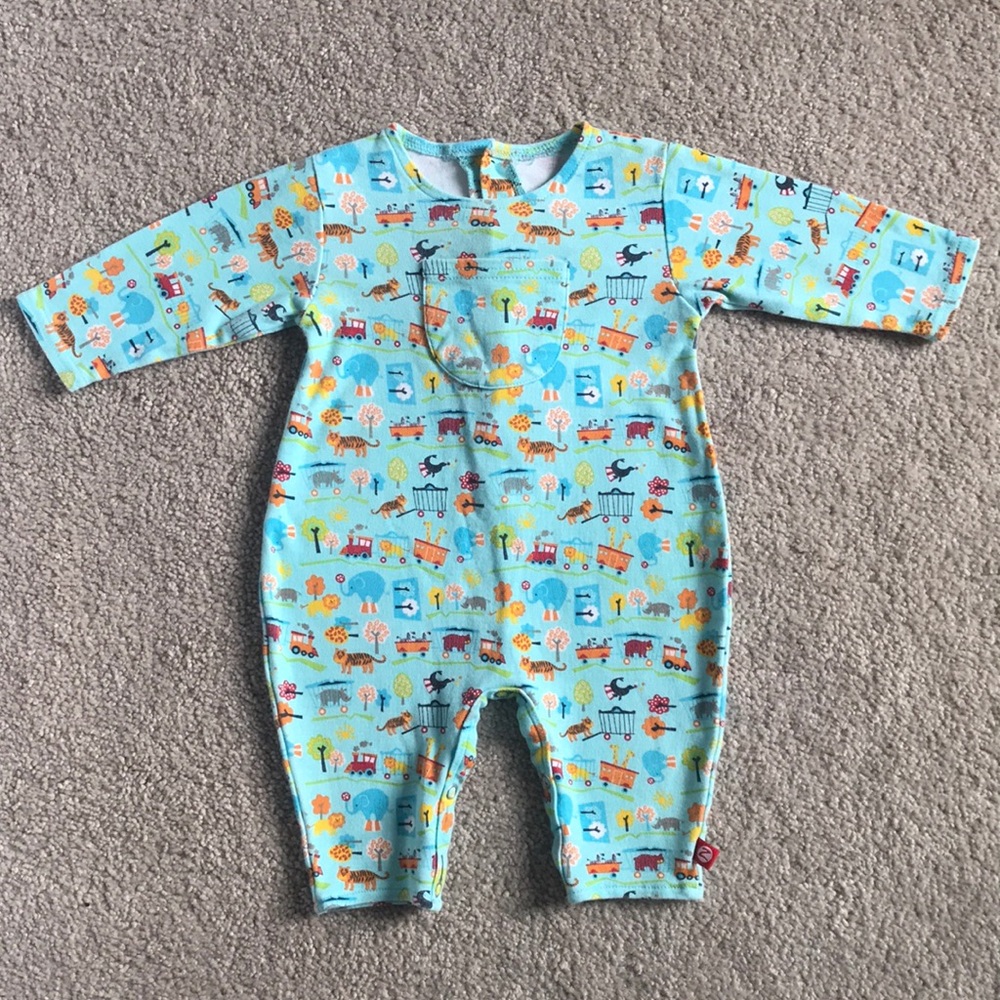 Zutano Circus Romper (size 0-6m)